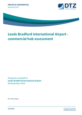 Report Re Leeds Bradford International Airport