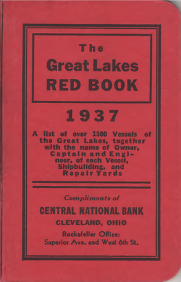 Great Lakes RED BOOK