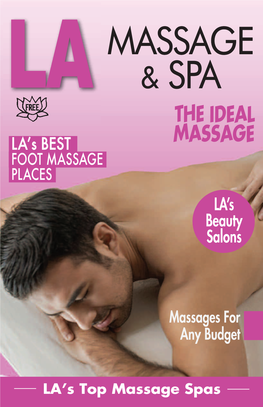 LA Massage and Spa August 2019