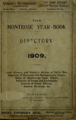 Montrose Year Book 1909