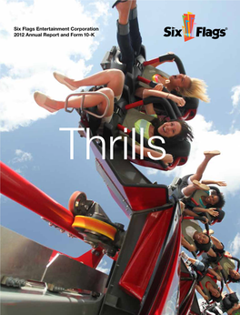 Six Flags Entertainment Corporation 2012 Annual Report and Form 10-K