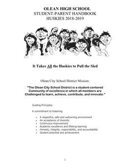 Olean High School Student-Parent Handbook Huskies 2018-2019