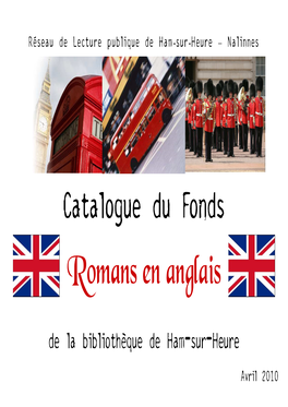 Catalogue Du Fonds