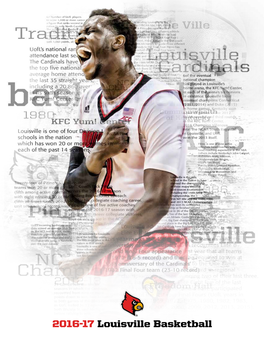 2016-17 Louisville Basketball LOUISVILLE BASKETBALL