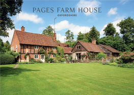 PAGES FARM HOUSE Oxfordshire