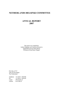 Annual Report 2007