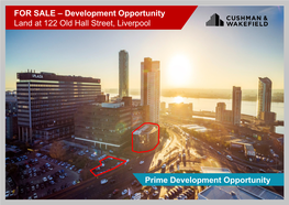 Development Opportunity Land at 122 Old Hall Street, Liverpool