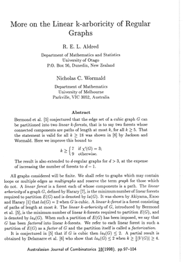 More on the Linear K-Arboricity of Regular Graphs