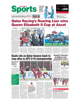 Qatar Racing's Roaring Lion Wins Queen Elizabeth II Cup at Ascot