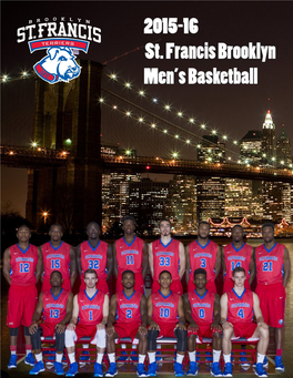 2015-16 St. Francis Brooklyn Men's Basketball