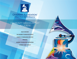 Community Services Report 2013-2014