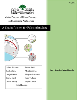 A Spatial Vision for Palestinian State