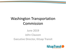 Kitsap Transit Who We Are