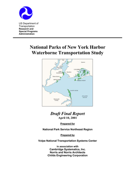 National Parks of New York Harbor Waterborne Transportation Study