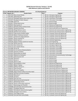 Sl.No Register No Student Name Sem. Program 1 122017018 Kota