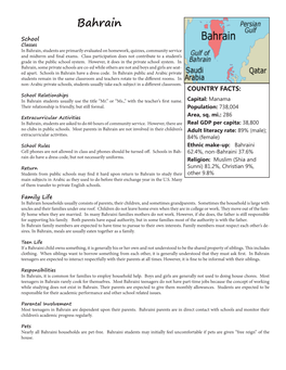 Student Life Cultural Profiles by Country.Indd