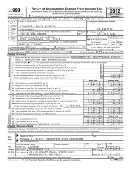 CSF Form 990 FY13 (PDF)