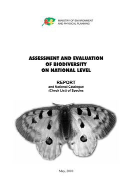 Assessment and Evaluation of Biodiversity on National Level