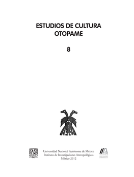 Estudios De Cultura Otopame 8