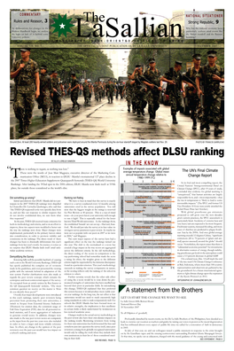 Revised THES-QS Methods Affect DLSU Ranking