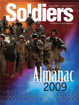 Soldiersjanuary 2009 • the Official U.S. Army Magazine