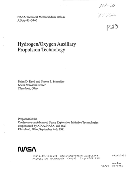 Hydrogedoxy Gen Auxiliary Propulsion Technology