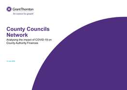 Analysing the Impact of COVID-19 on County Authority Finances