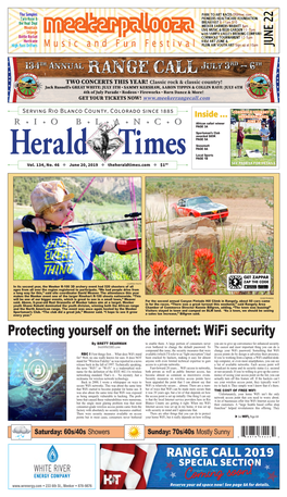 June 20, 2019 U Theheraldtimes.Com U $100 SEE PAGE 2A for DETAILS