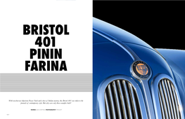 Bristol 401 Pinin Farina
