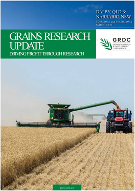 GRDC Grains Research Update Proceedings