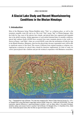 A Glacial Lake Study in the Bhutan Himalaya