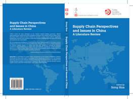 Supply Chain Perspectives and Issues in China a Literature Review