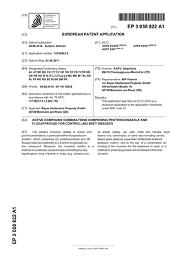 Active Compound Combinations Comprising Prothioconazole and Fluxapyroxad for Controlling Beet Diseases