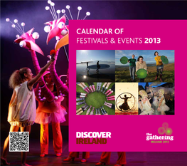 Calendar of Festivals & Events 2013