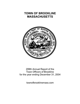 2004 Annual Report TOWN OFFICERS for the Municipal Year 2004