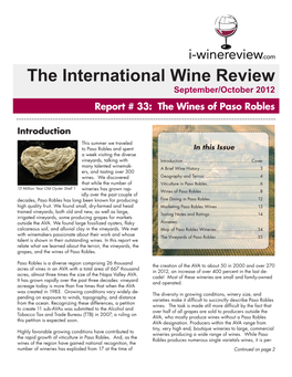 The Wines of Paso Robles
