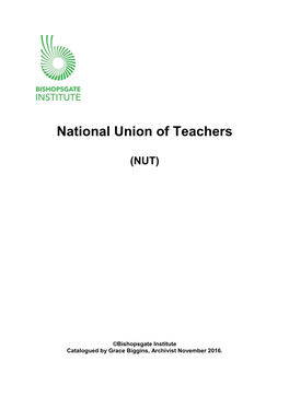 National Union of Teachers (NUT)