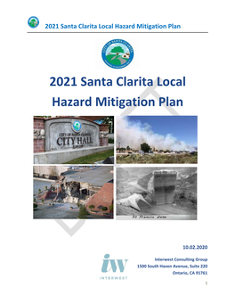 2021 Santa Clarita Local Hazard Mitigation Plan