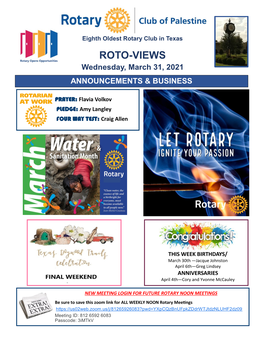 Roto-Views 03.31.2021