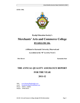 Merchants' Arts and Commerce College