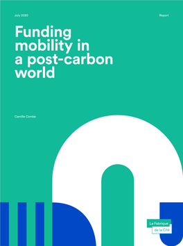 Funding Mobility in a Post-Carbon World