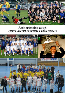 Årsberättelse 2008 GOTLANDS FOTBOLLFÖRBUND