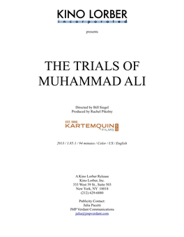 The Trials of Muhammad Ali