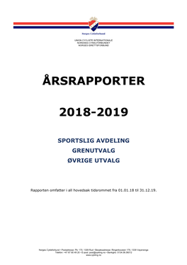 Årsrapporter 2018-2019