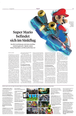 Super Mario Befindet Sich Im Sinkflug