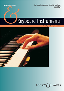 Keyboard Instruments · Complete Catalogue 2006/07