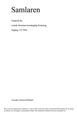 Kritik Och Kön. 1880-Talets Kvinnliga Kritiker Och Exemplet Eva Brag