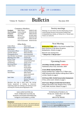 Bulletin May-June 2021