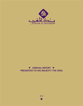 Annual Report Presented to His Majesty the King