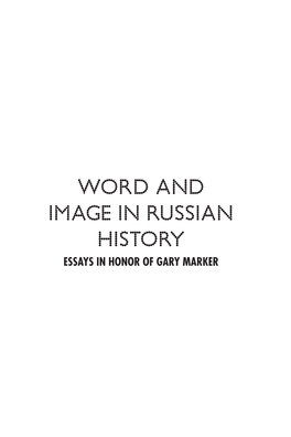 Word and Image in Russian History